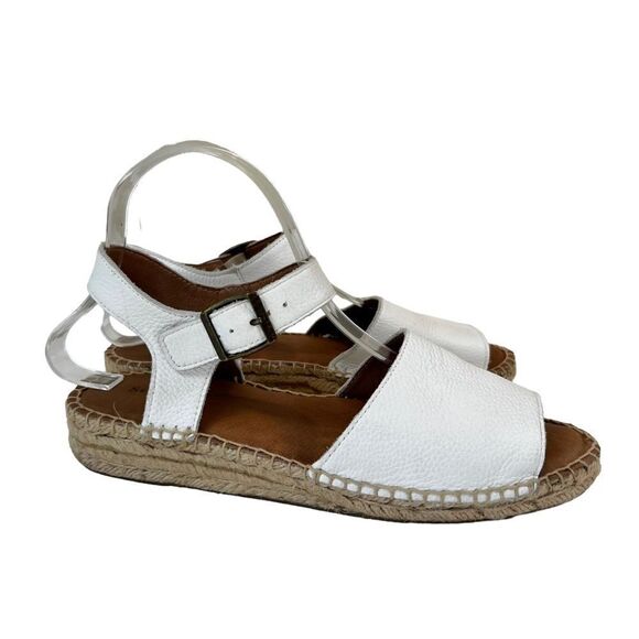 Soludos White Espadrille Sandals - Picture 2 of 8